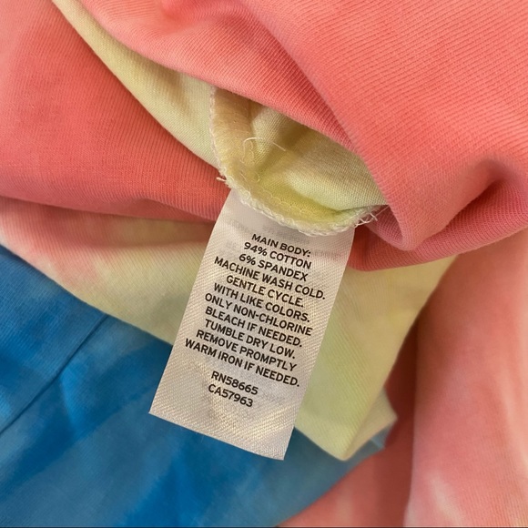 NWT BP. High Rise Classic Leggings In Blue Cashmere Multi Stripe - Picture 5 of 6